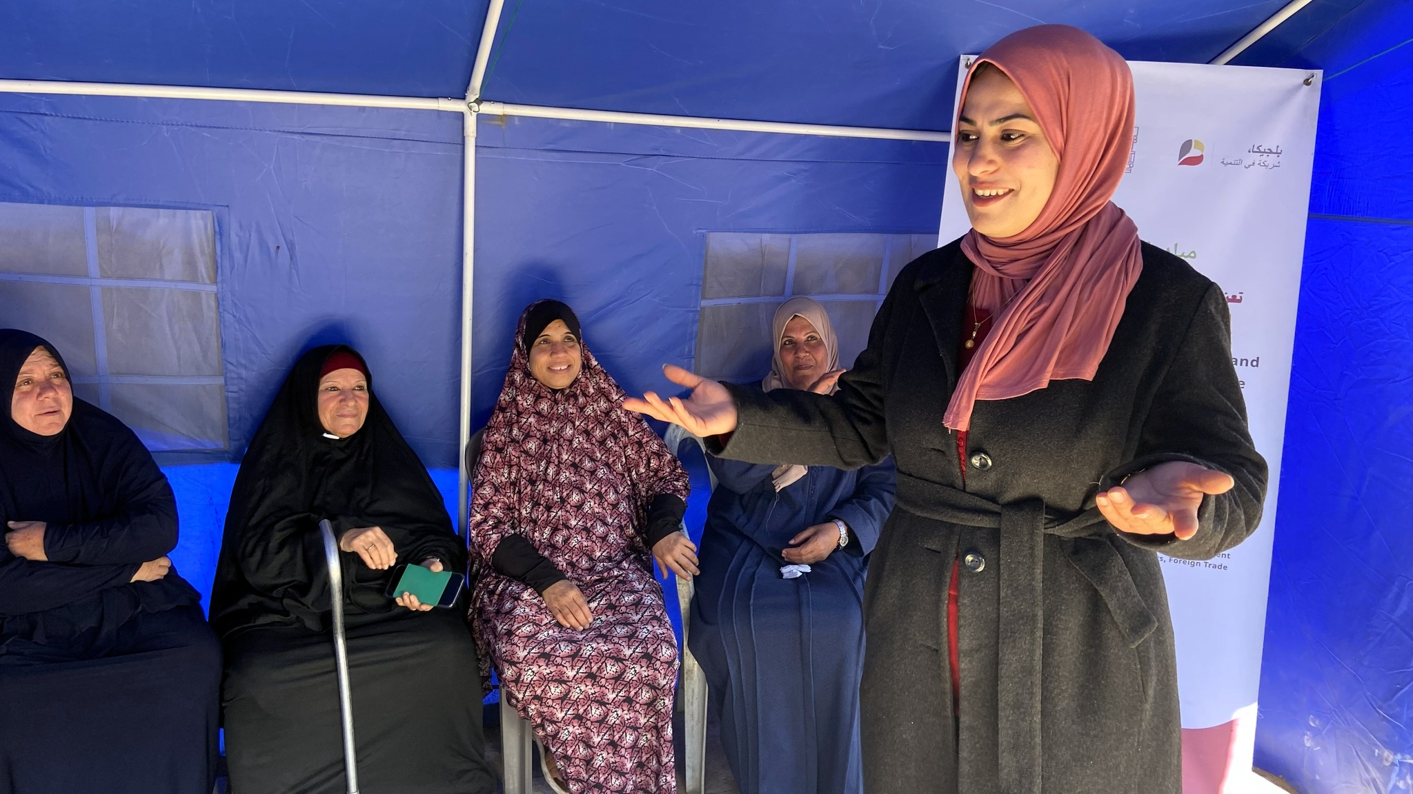 مبادرة مجتمعية بعنوان "نور الأمان" في مخيم جود